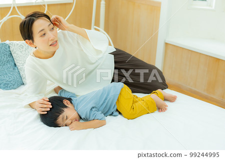 Taking a nap Putting him to sleep 99244995