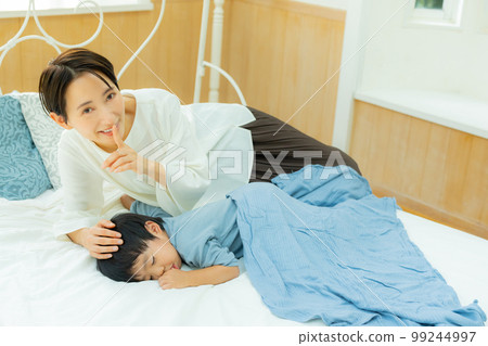 Taking a nap Putting him to sleep 99244997