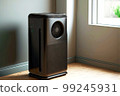 air purifier in room large black unit with fan 99245931