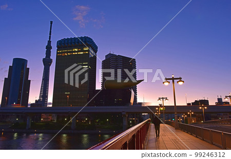 Tokyo Skytree at dawn 99246312