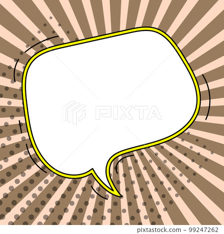 Blank Speech Bubble With Copy Space Over Color Background Design. Empty Template In Explosion Framework Representing Advertisement And Promoting Business. Blank Speech Bubble With Copy Space Over Color Background Design. Empty Template In Explosion Framework Representing Advertisement And Promoting Business. 99247262