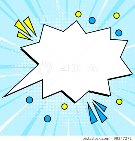 Comics Design Frames. Photo Frame Set With Explosion Bubbles For Add Collage, Funny Cute Comic Photos Collection For Promotion 99247271