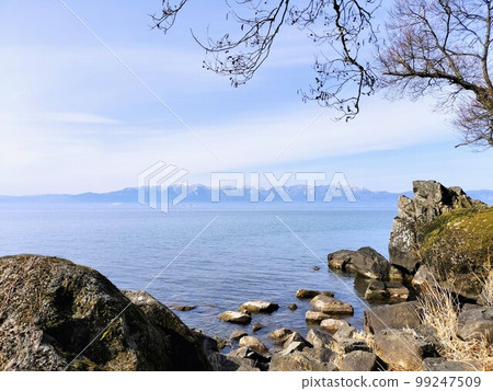 Scenery of Lake Biwa (Omihachiman City) 20230215 99247509