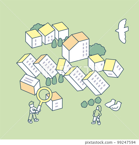 A building that collapses. trial and error under difficult circumstances 99247594