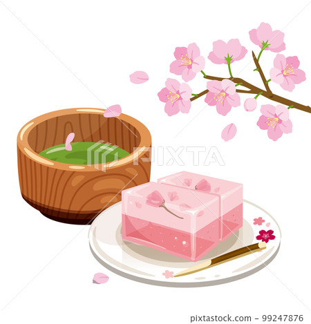 櫻花茶 2 種顏色 櫻花羊羹 1 99247876