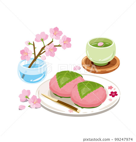 Sakura Green Tea Kansai Sakura Mochi 3 99247974