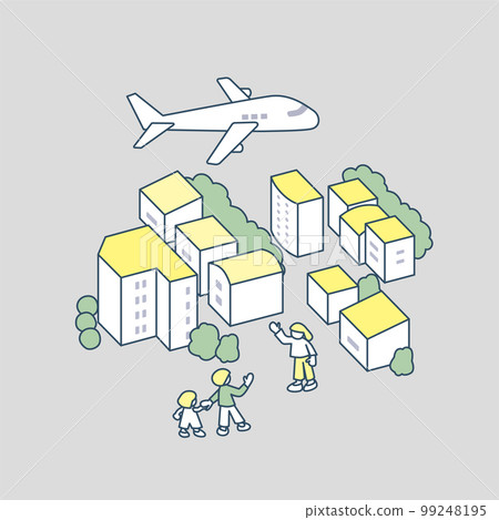 天空中的運動。旅行和社交 99248195