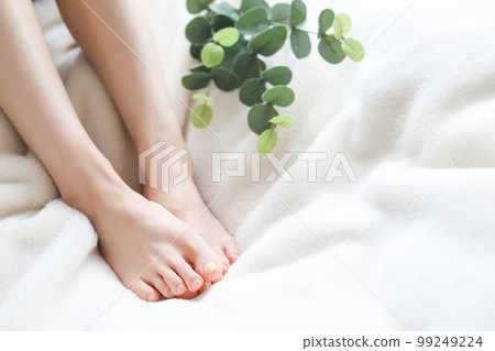 Women's feet foot care image 99249224