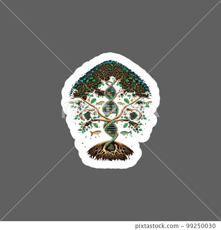 DNA Tree of Life Genetics sticker DNA Tree of Life Genetics sticker 99250030