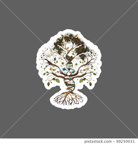 DNA Tree of Life sticker DNA Tree of Life sticker 99250031
