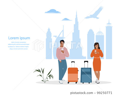 People Travel Tourist United Arab Emirates Dubai 99250771