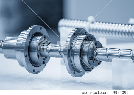 Closeup scene the spare parts  lead ball screw set. 99250993