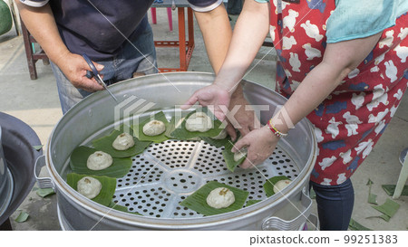 清明節，祭拜祖先，供品，草仔粿，蒸籠，清明祭、先祖供養、供物、草餅、蒸し器、Caozikueh, 99251383