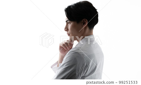 Medical image: A man in a white coat 99251533