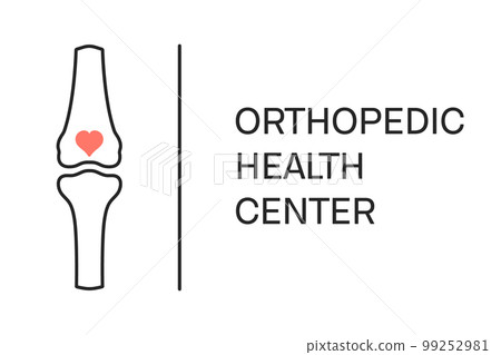 Orthopedic health center medical clinic bone logo 99252981