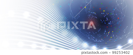 Technology data background, idea of global business solution 99253402