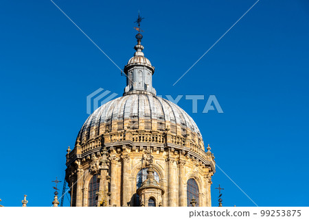 View of the roofs and dome of the Old Cathedral of Salamanca 99253875