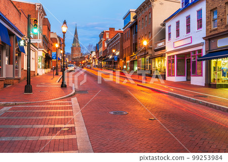 Annapolis, Marlyand, USA on Main Street 99253984