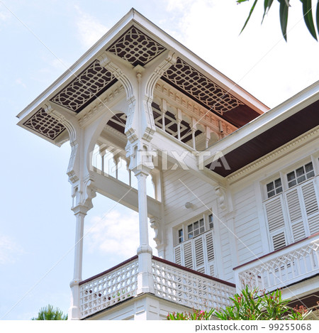Princes Islands, Buyukada in Istanbul, old wooden houses in Buyukada 99255068