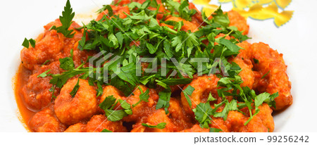 Homemade Fellah Meatballs with parsley from traditional Turkish cuisine dishes Homemade Fellah Meatballs with parsley from traditional Turkish cuisine dishes 99256242