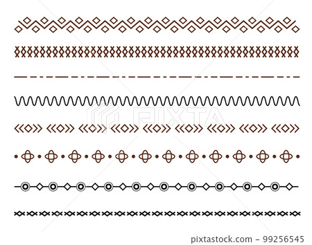 Set Dividers vector set isolated. Set Dividers vector set isolated. 99256545