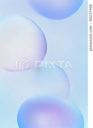 Minimalist Abstract Bubbles, or Sphere for Poster, Book Cover or Advertisement Background. Aqua and Light Blue. Minimalist Abstract Bubbles, or Sphere for Poster, Book Cover or Advertisement Background. Aqua and Light Blue. 99257406