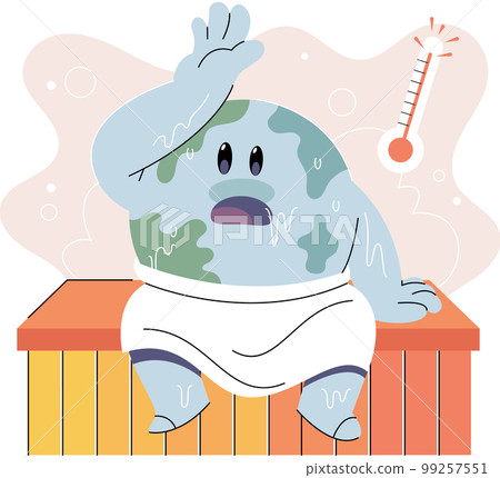 Global warming climate changes concept. environmental disaster threat to nature Global warming climate changes concept. environmental disaster threat to nature 99257551