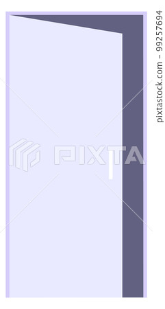 Open door. Entrance or exit. Doorway frame in wall Open door. Entrance or exit. Doorway frame in wall 99257694