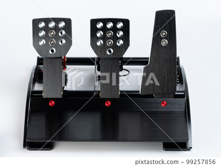 Black metal car pedals 99257856