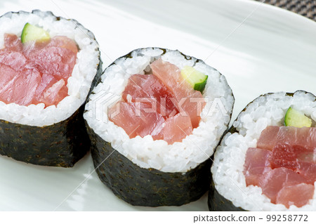 Tekka thick roll sushi. Tekka thick roll sushi. 99258772