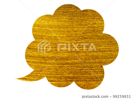 gold speech bubble gold speech bubble 99259831
