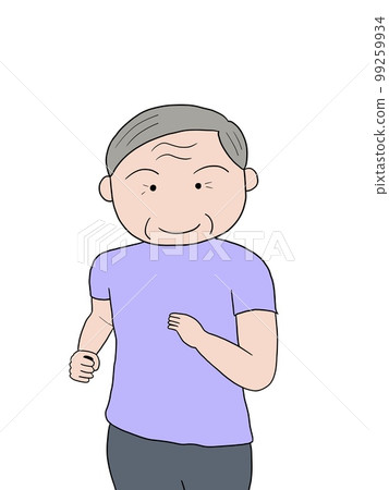 慢跑老年人 慢跑老年人 99259934