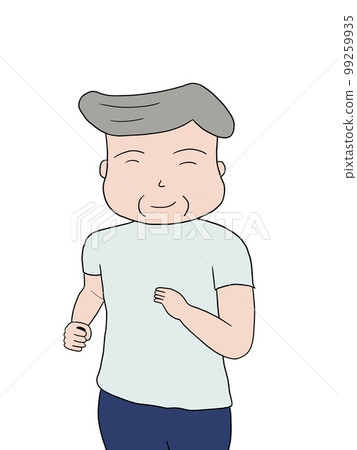 慢跑老年人 慢跑老年人 99259935