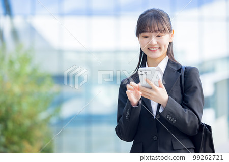 Job hunting female portrait shooting cooperation "LINK FOREST" 99262721