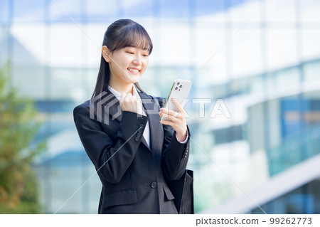 Job hunting female portrait shooting cooperation "LINK FOREST" 99262773