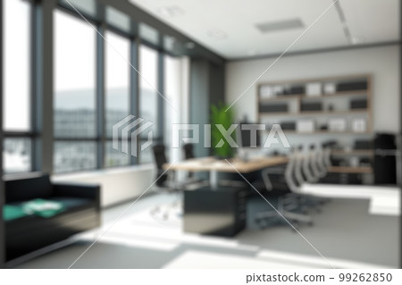 Blur background of modern office interior design. Contemporary workspace for creative business. 99262850