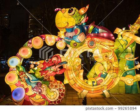 Taiwan Lantern Festival facade in TAIPEI, TAIWAN. 99265894