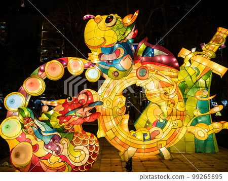 Taiwan Lantern Festival facade in TAIPEI, TAIWAN. 99265895