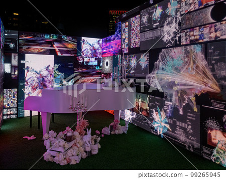 Taiwan Lantern Festival facade in TAIPEI, TAIWAN. 99265945