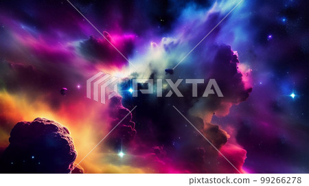 Colorful universe big bang aura stars Colorful universe big bang aura stars 99266278