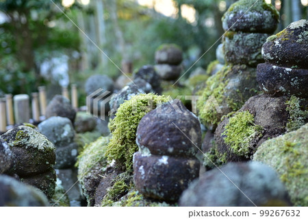 石塔和苔蘚 石塔和苔蘚 99267632