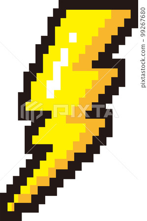 最適な価格 Illustration Stock - art pixel icon Lightning [99267680] PIXTA - イラスト
