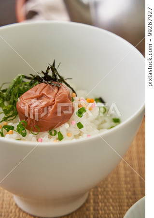 Ochazake in Umeboshi Ochazake in Umeboshi 99267927