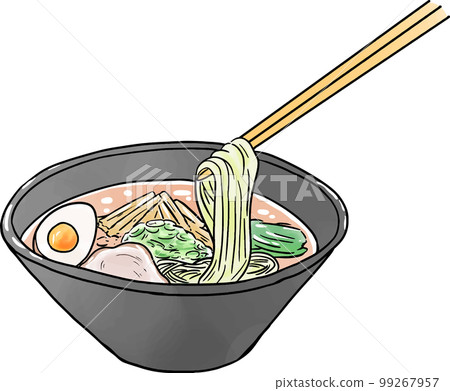 Illustration of rich ramen 99267957