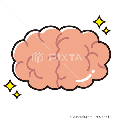Healthy brain illustration Healthy brain illustration 99268518
