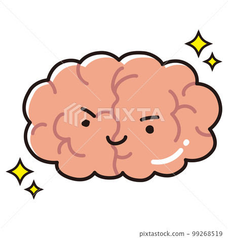 Illustration of a healthy brain (character) Illustration of a healthy brain (character) 99268519