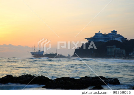 冬季之旅，海灘冬季之旅，正東津 99269096