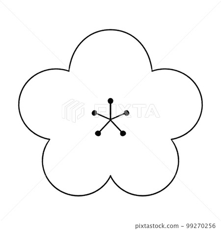 黑白梅花圖 99270256