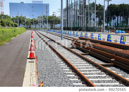 Construction of "Transportation Future City Utsunomiya" progresses ... Haga / Utsunomiya LRT 99270565