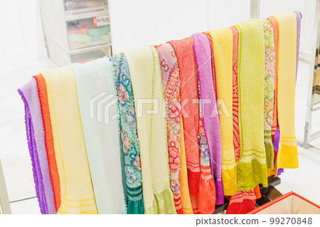 和服腰帶和 obijime obiage 和服商店和和服租賃的圖片 99270848